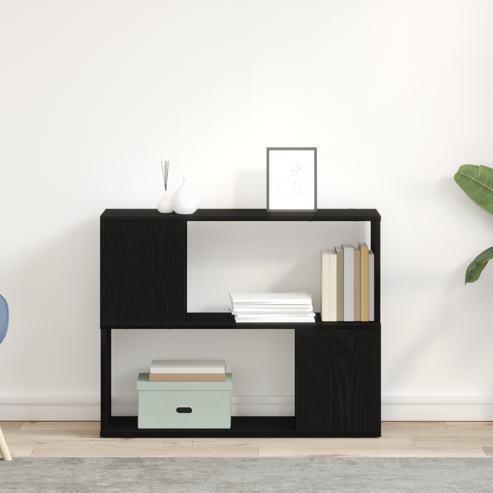 vidaXL Weißer TV-Ständer 80x24x63 cm aus Holzwerkstoff