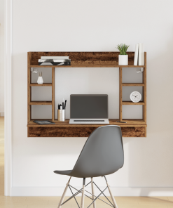 vidaXL Wand-Schreibtisch Altholz 105x48x75 cm Holzwerkstoff