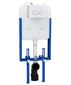 vidaXL Verdeckter Spülkasten Montagerahmen Dual Flush Stahl