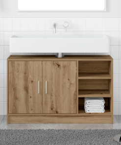 vidaXL Waschbeckenschrank Artisan Eiche 90x29x55 cm Holzwerkstoff