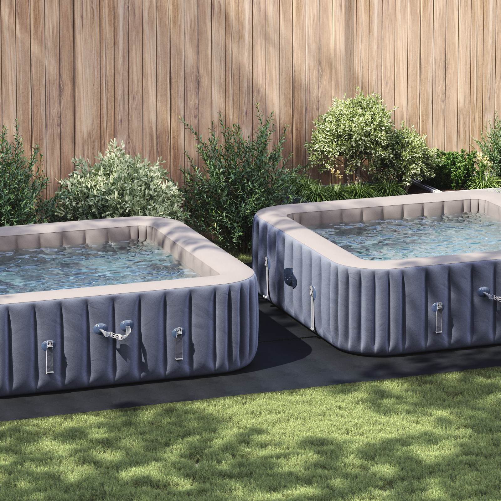 vidaXL Rechteckige Poolabdeckung Schwarz PVC 750 x 372 cm Wasserdicht