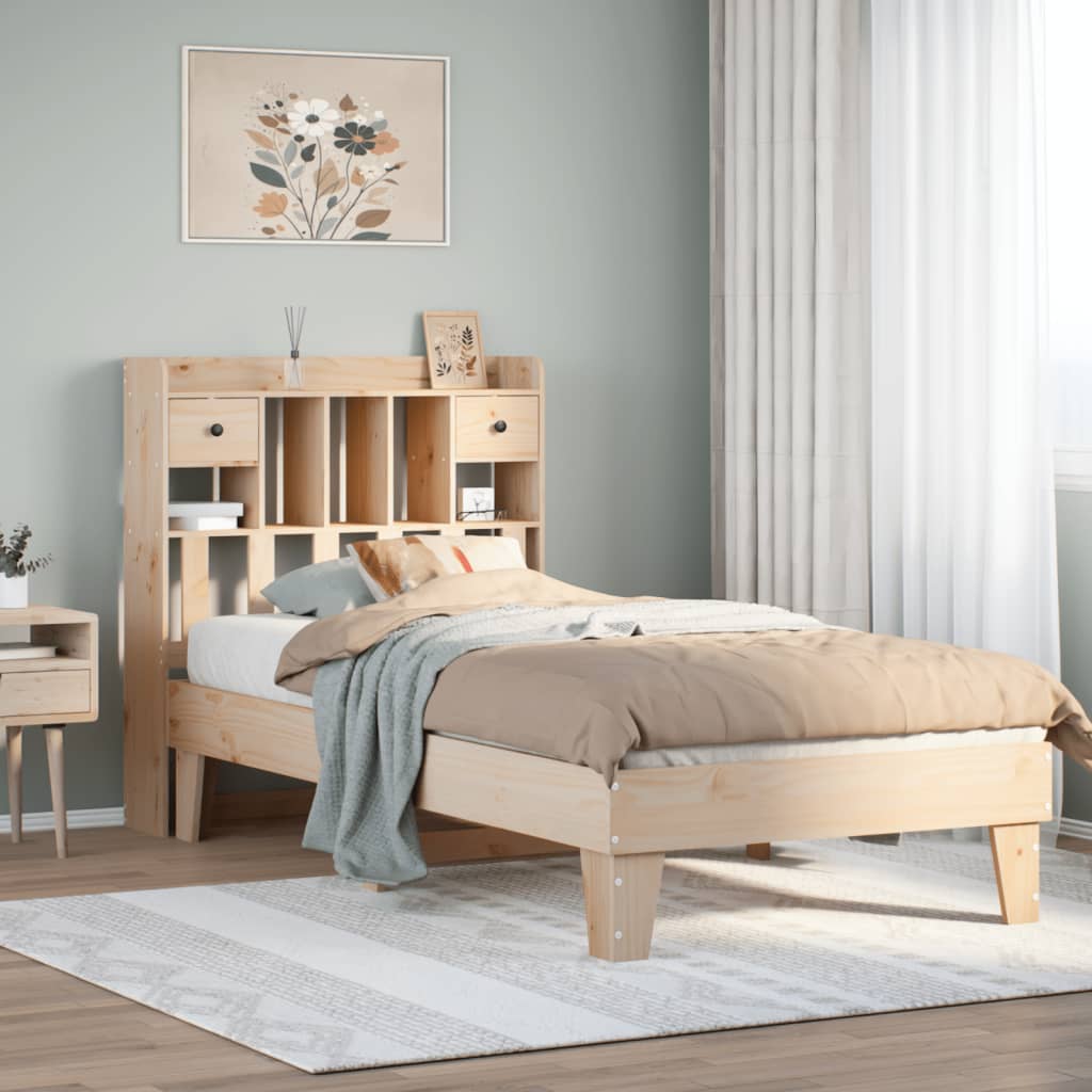 Letto Senza Materasso 75x190 Cm In Legno Massello Pino
