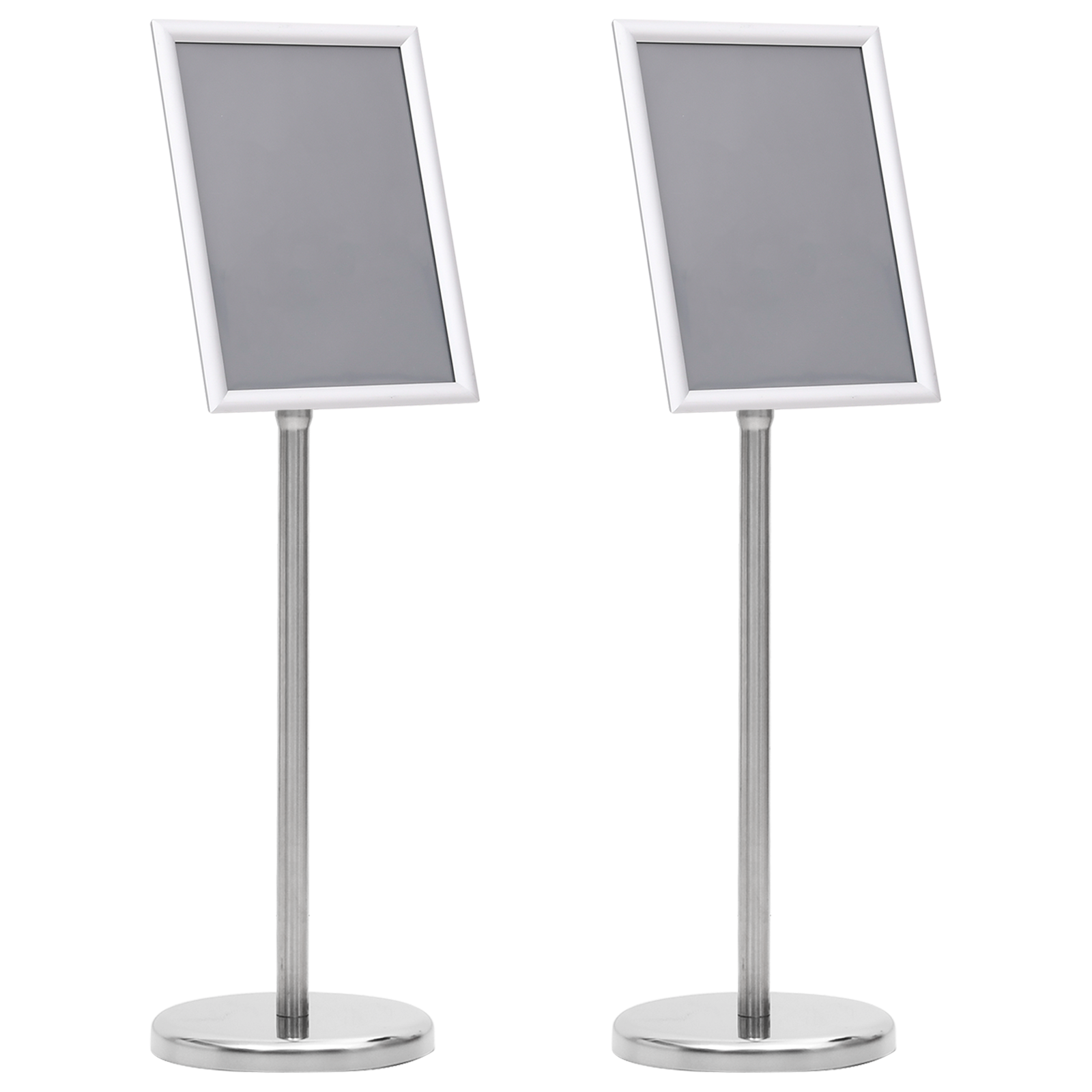 A4 Supporti Per Poster 2 Pz Argento Acciaio Inossidabile