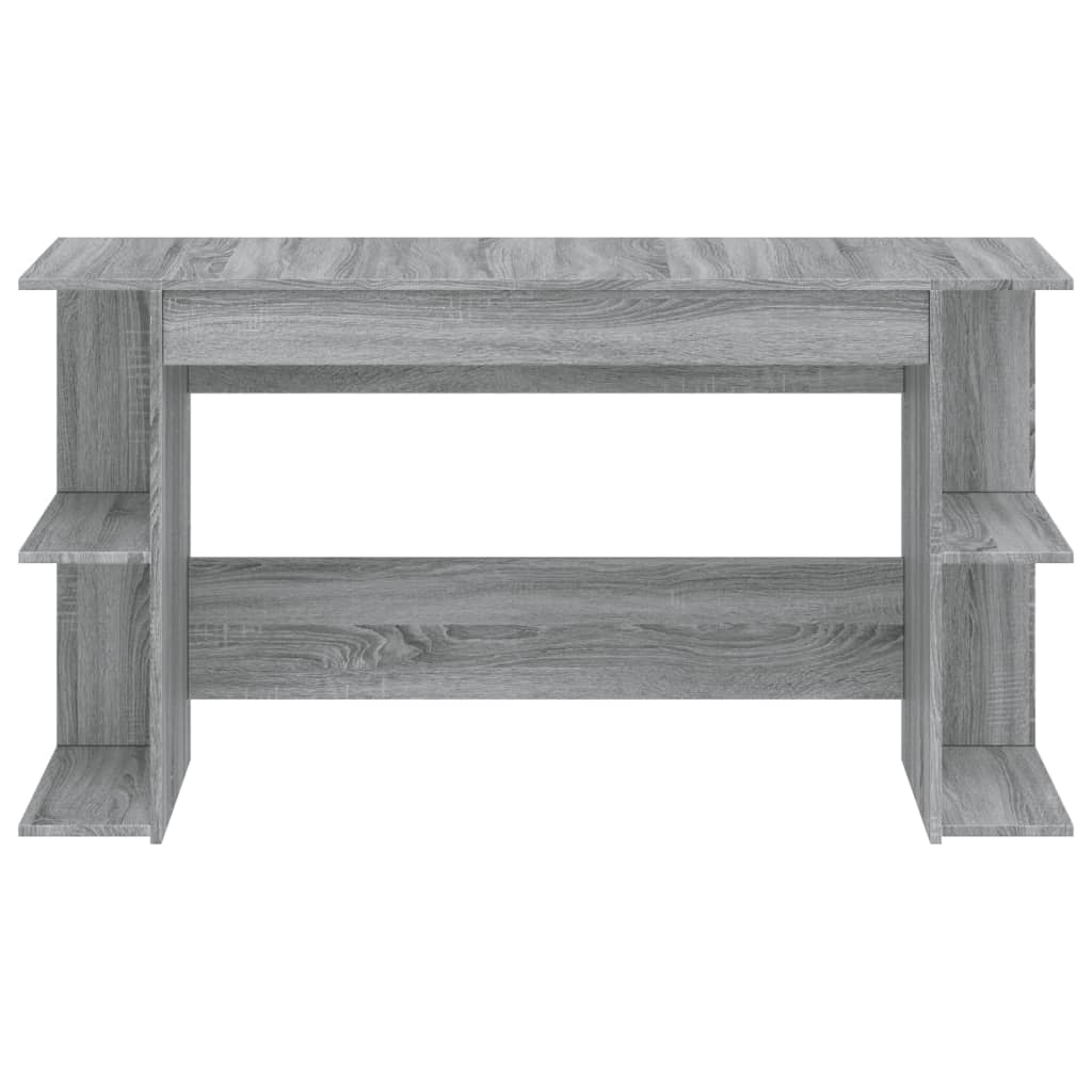 Scrivania Grigio Sonoma 140x50x75 Cm In Legno Multistrato - Image 4