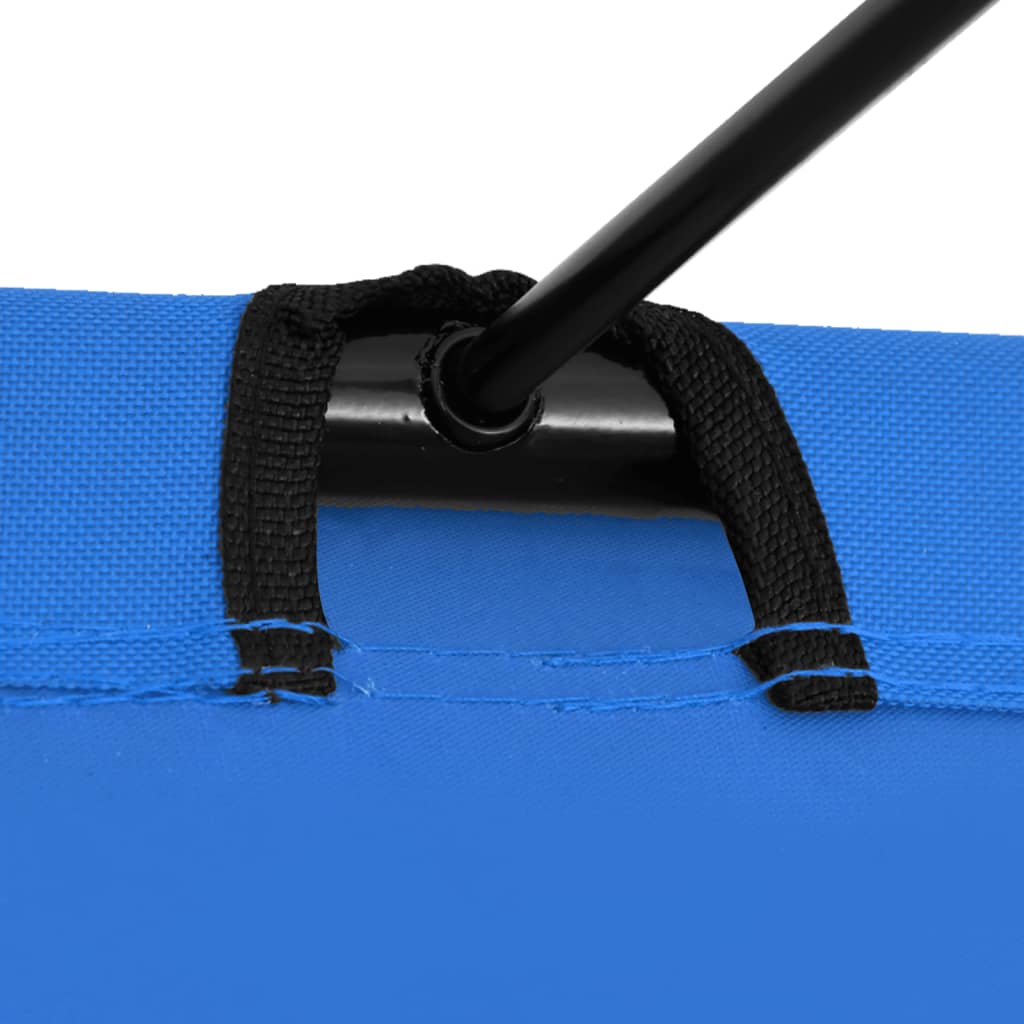 Lettino Da Campeggio 180x60x19cm Tessuto Oxford E Acciaio Blu - Image 4