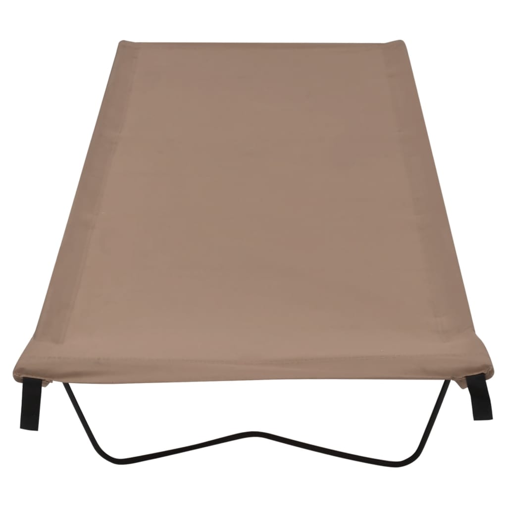 Lettini Campeggio 2pz 180x60x19cm Tessuto Oxford Acciaio Talpa - Image 3