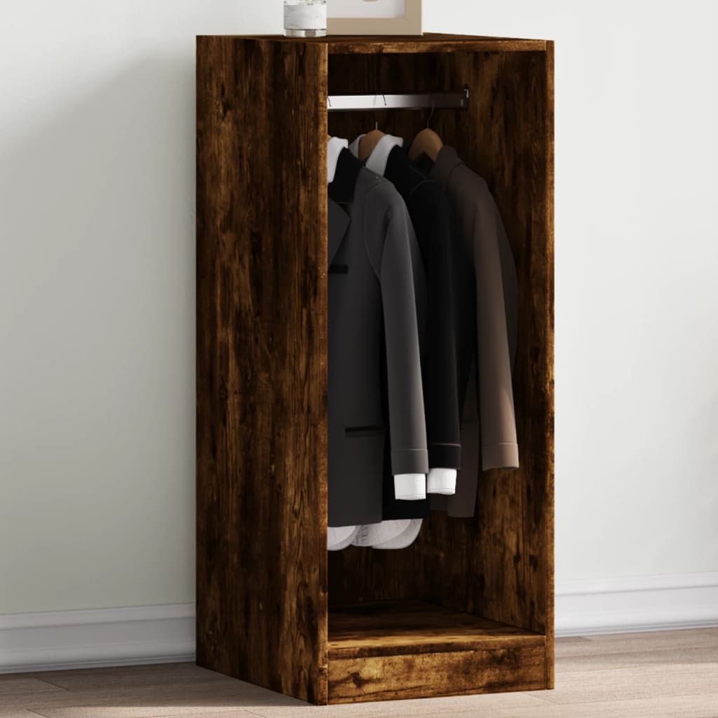 Armadio Rovere Fumo 48x41x102 Cm In Legno Multistrato