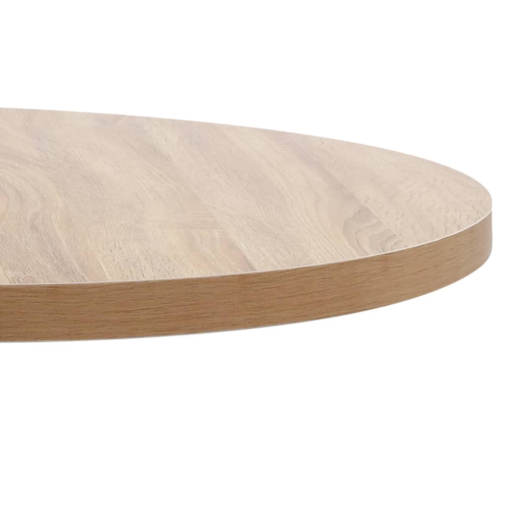 Tavolo Da Bistrot Marrone Chiaro 80 Cm In Mdf - Image 4