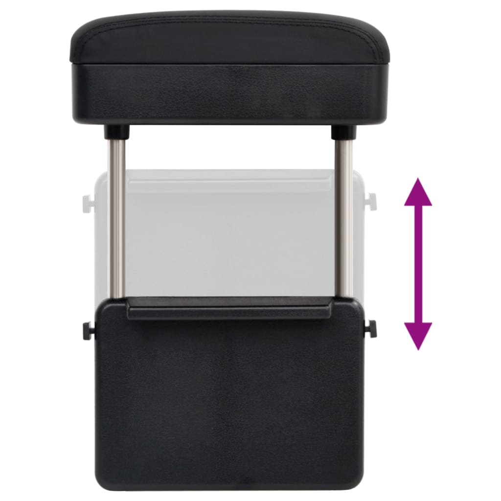 Bracciolo Per Auto Universale Nero 23x8x(30-38) Cm In Abs - Image 6