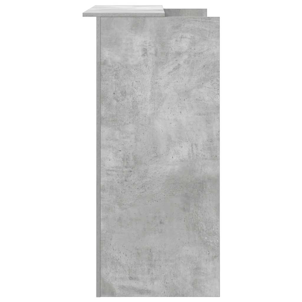 Banco Reception Grigio Cemento 100x50x103,5cm Legno Multistrato - Image 6