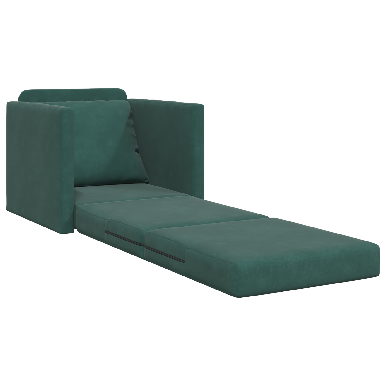 Divano Letto Verde Scuro 74 X 77 X 81 Cm Velluto - Image 4