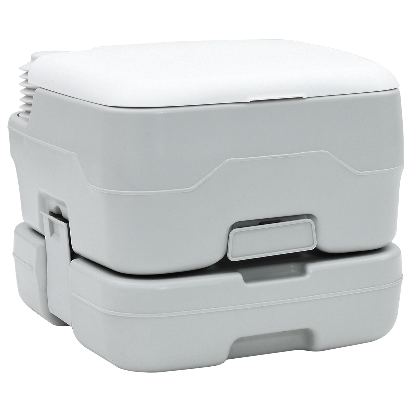 Toilette Portatile Per Camping Grigio 41,5 X 36,5 X 30 cm