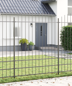Recinzione Per Giardino Grigio 170 X 200 cm