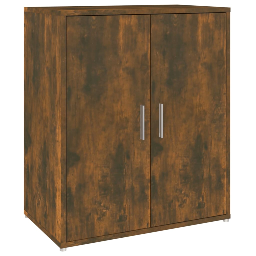Scarpiera Rovere Fumo 60x35x70 Cm In Legno Multistrato - Image 5