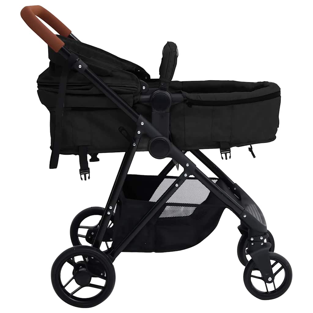 Passeggino 3 In 1 Antracite E Nero In Acciaio - Image 6