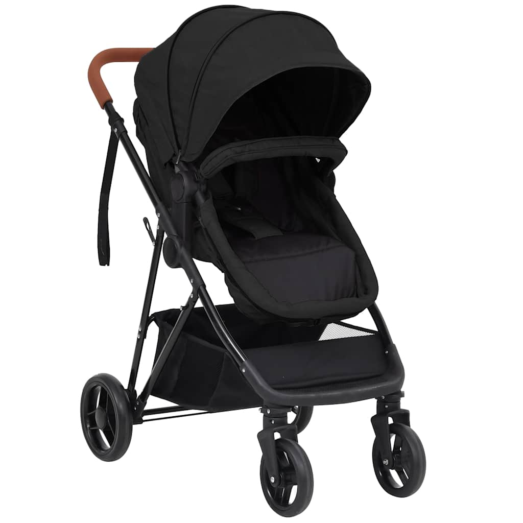 Passeggino 3 In 1 Antracite E Nero In Acciaio - Image 4