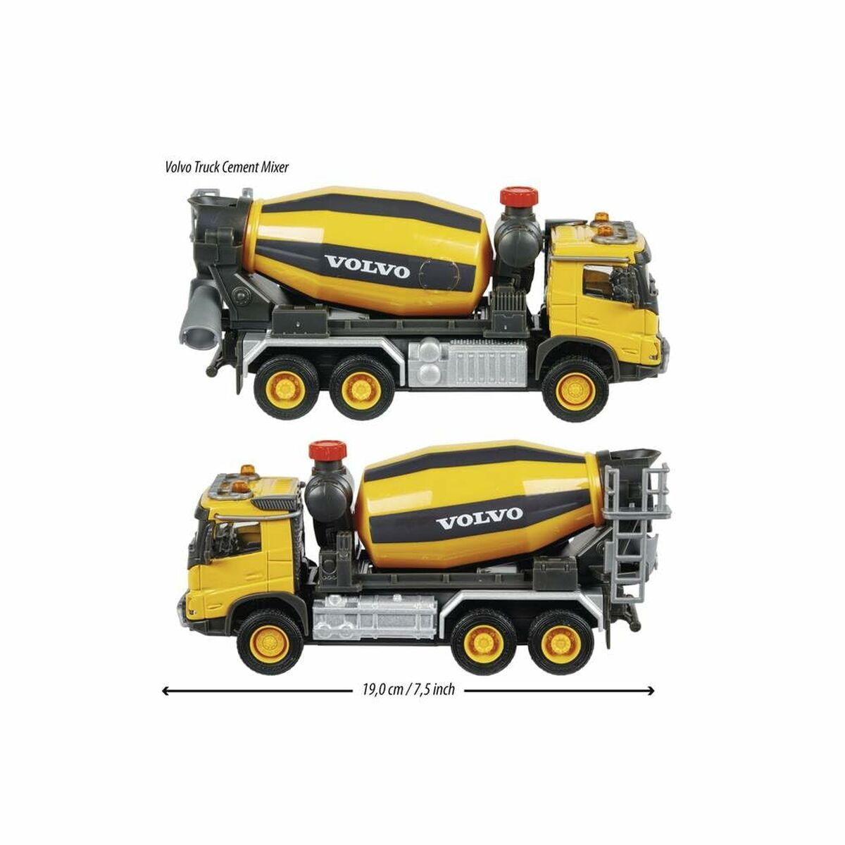 Camion Betoniera Majorette Giallo