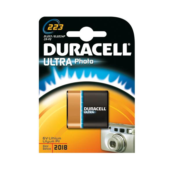 Batteria al litio DURACELL CR223 6V
