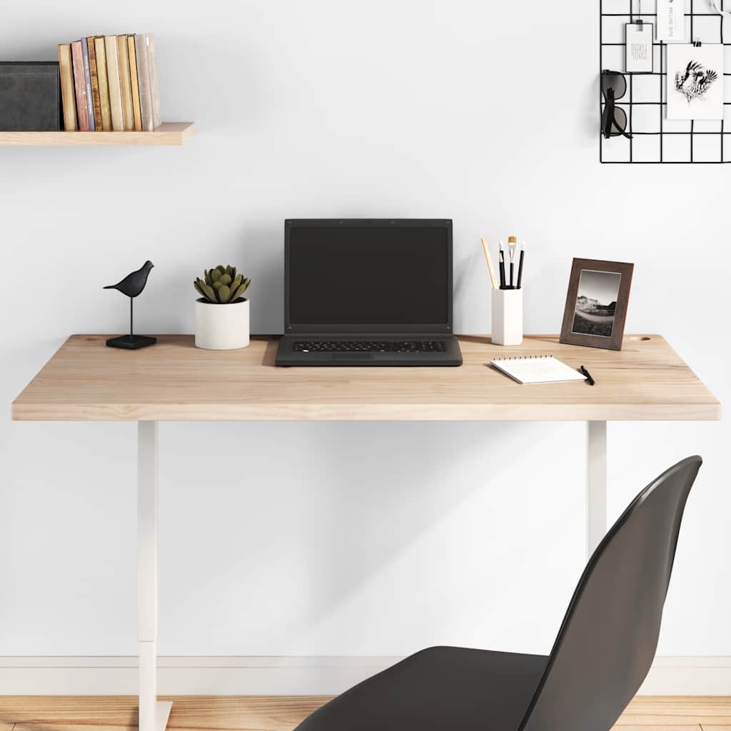 vidaXL Tablero de escritorio madera maciza de pino 110x60x2,5 cm