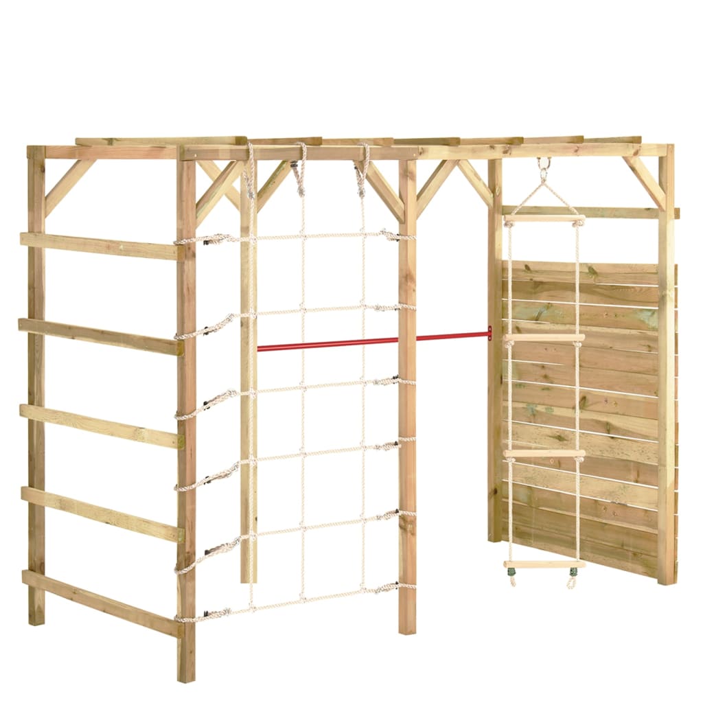 vidaXL Estructura escalada madera de pino impregnada 240x100x170 cm