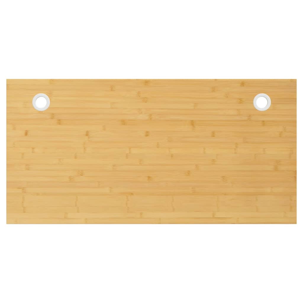 vidaXL Tablero de escritorio de bambú 110x55x2,5 cm