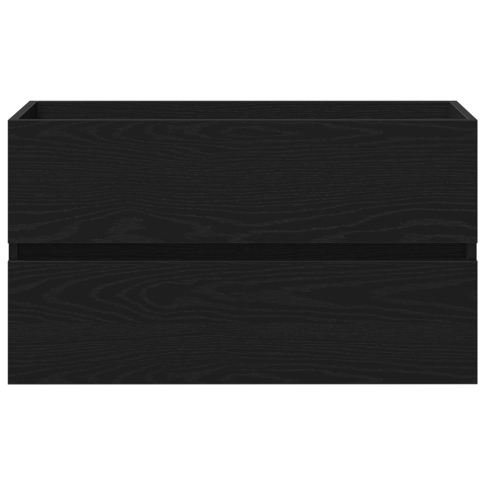 Mobile Lavabo Rovere Nero 80x38,5x45 Cm In Legno Multistrato - Image 6