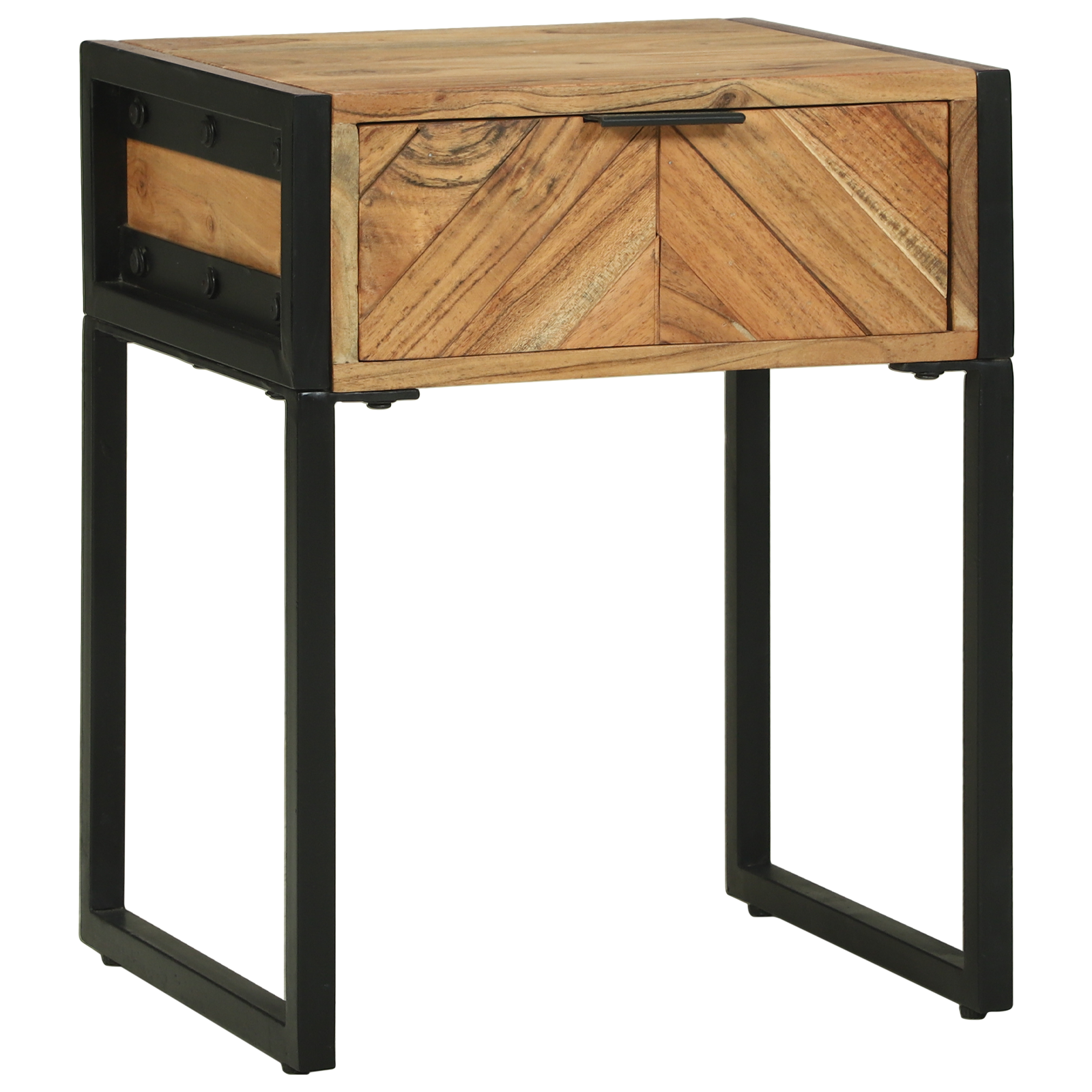 Armadio Da Notte Con Cassetto Marrone 40 X 35 X 50 cm