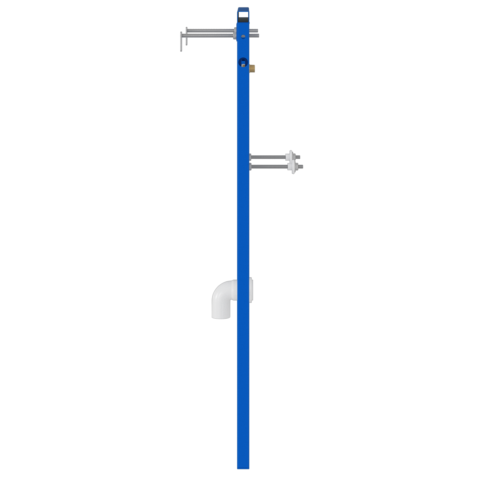 Supporto Da Parete Per Bagno Blu 50 X 17.5 X 136 Cm Acciaio - Image 3