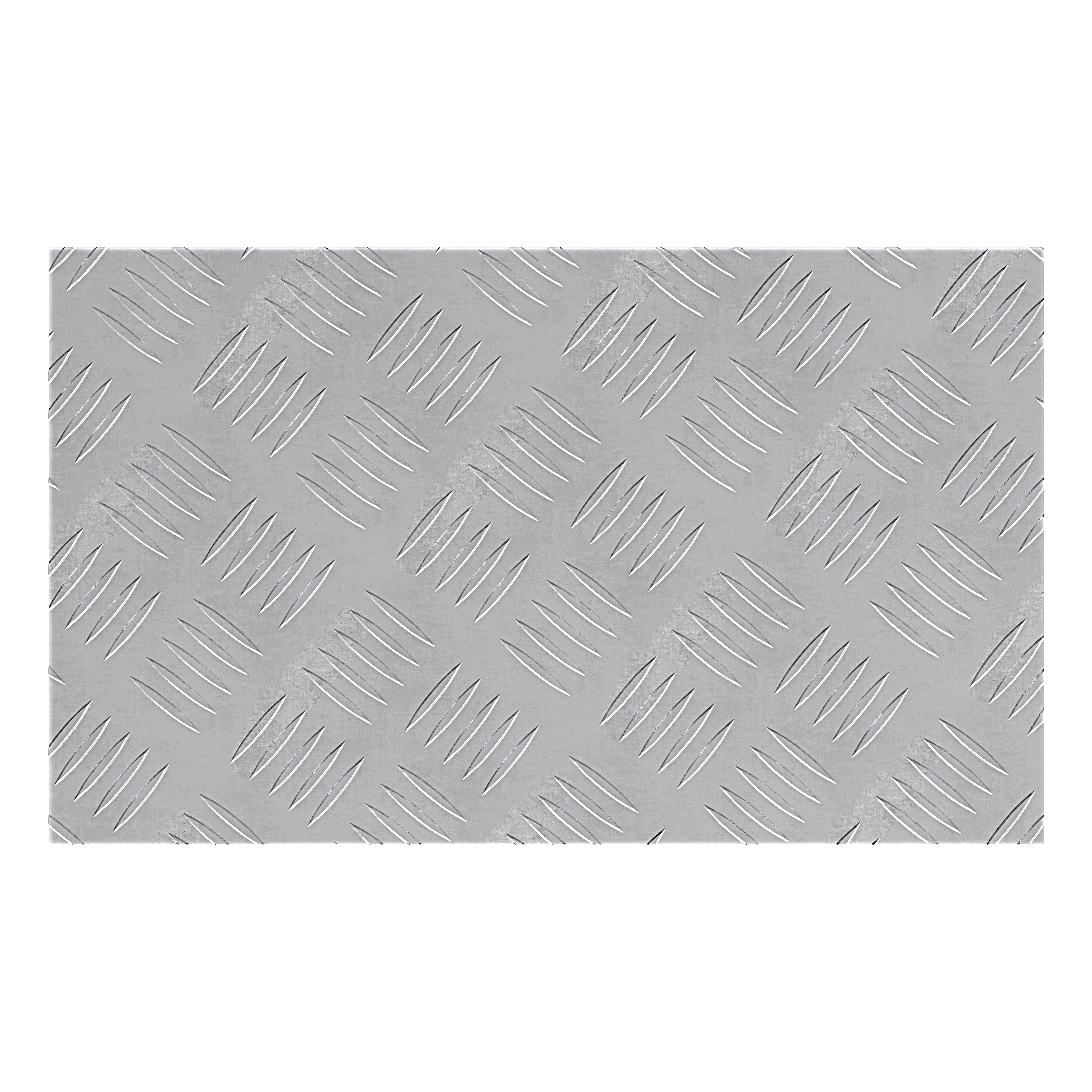 Dischi Quadrati 4 Pcs Argento 50 X 30 Cm Alluminio - Image 6