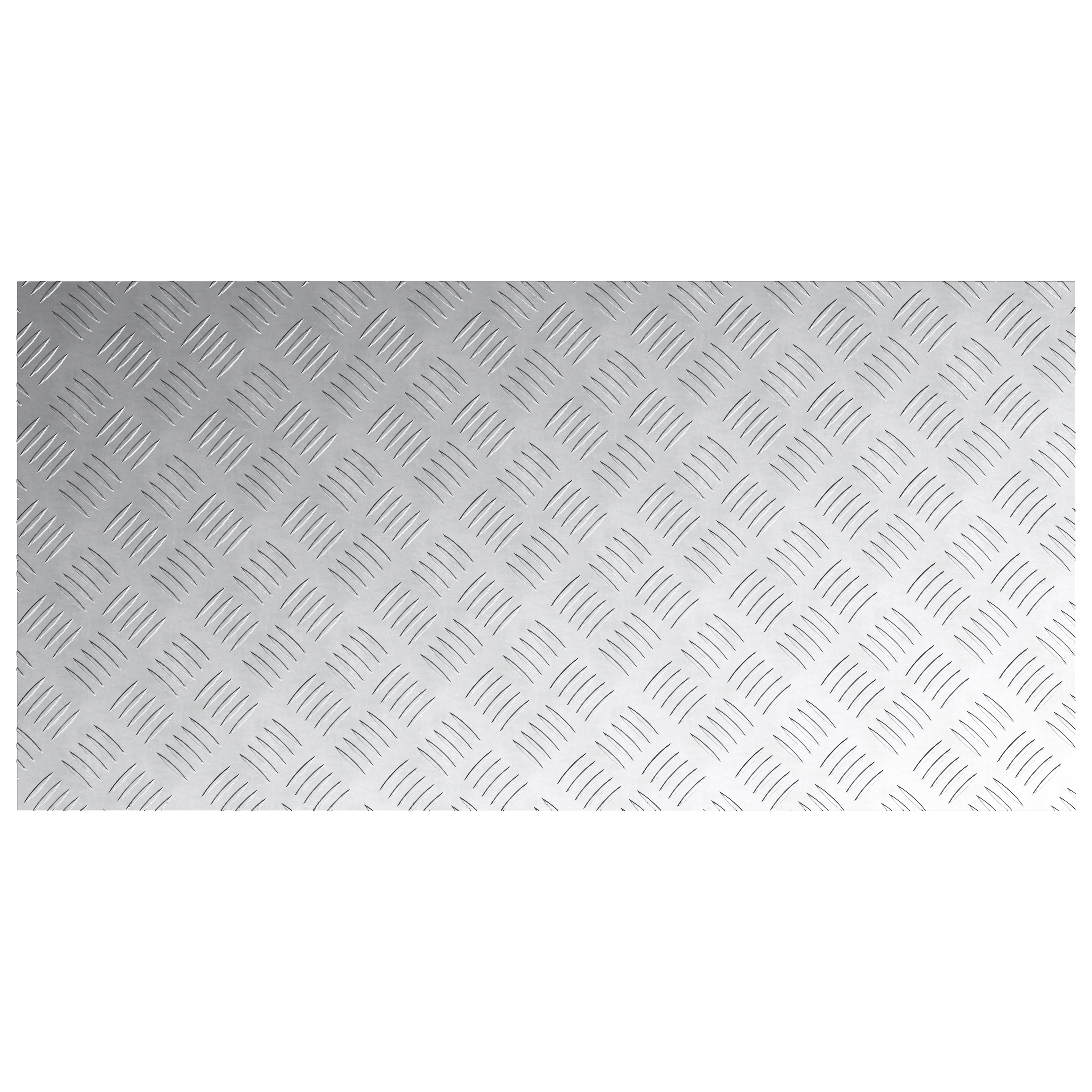 Dischi Quadrati 4 Pcs Argento 100 X 50 Cm Alluminio - Image 4