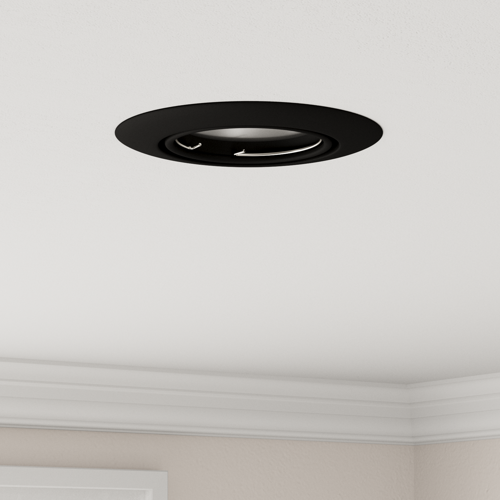 Spotlights Con I Riflettori 12 Pcs Nero 9 X 9 Cm Metallo