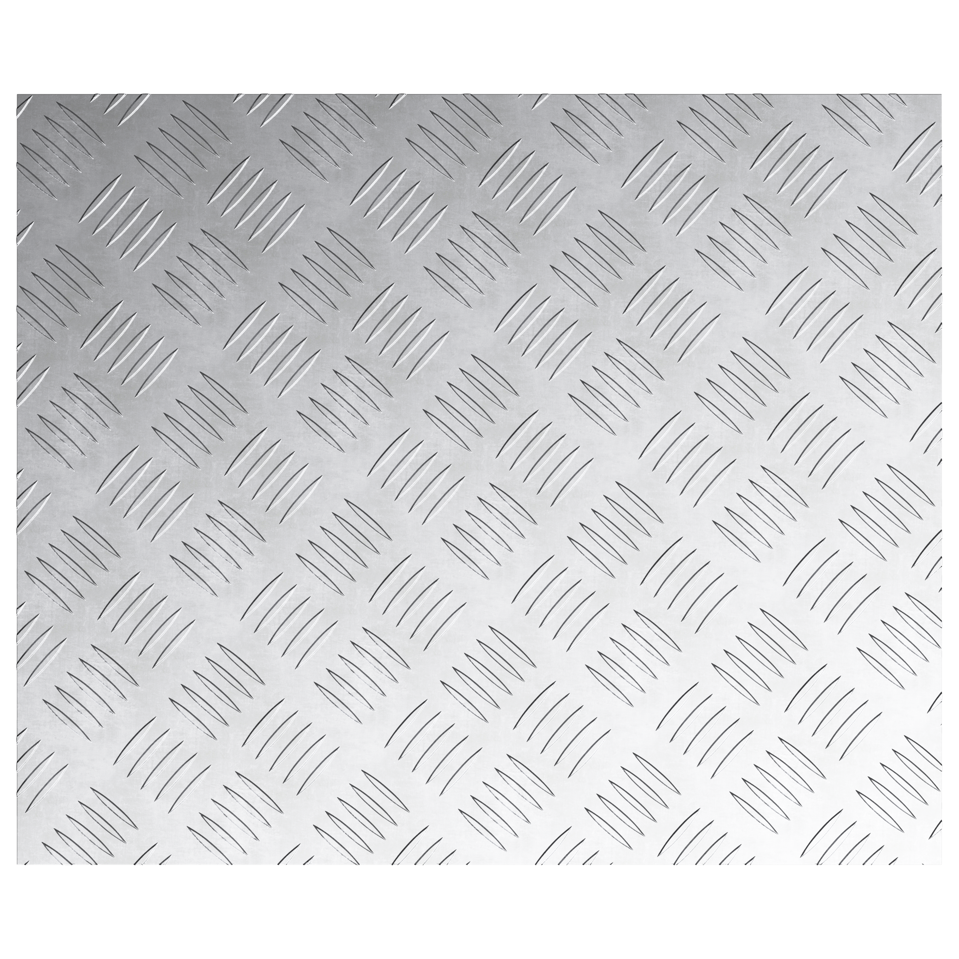 Dischi Quadrati 4 Pcs Argento 60 X 50 Cm Alluminio - Image 5