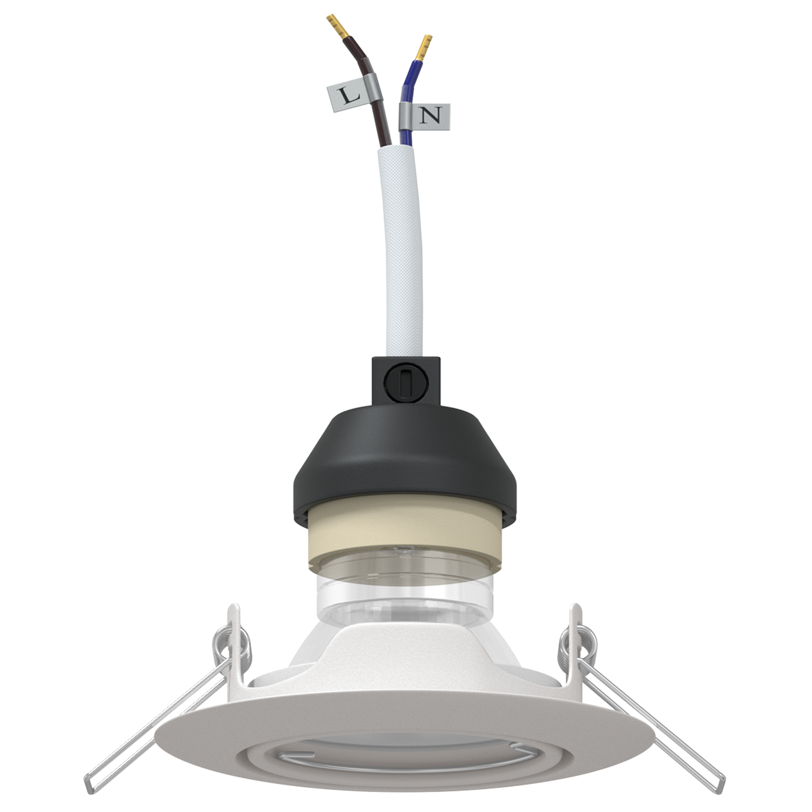 Spotlights Con I Riflettori 6 Pcs Bianco 9 X 9 Cm Metallo - Image 3