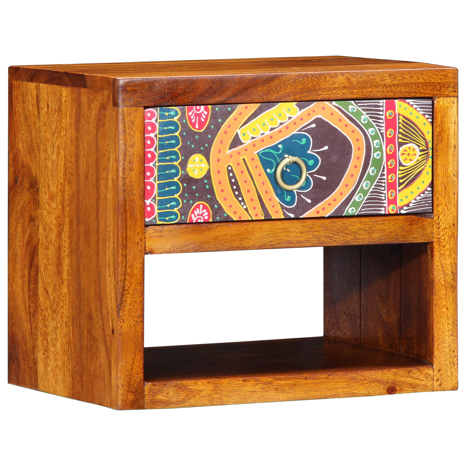 Armadio Da Notte Con Cassetto Marrone 40 X 35 X 35 cm