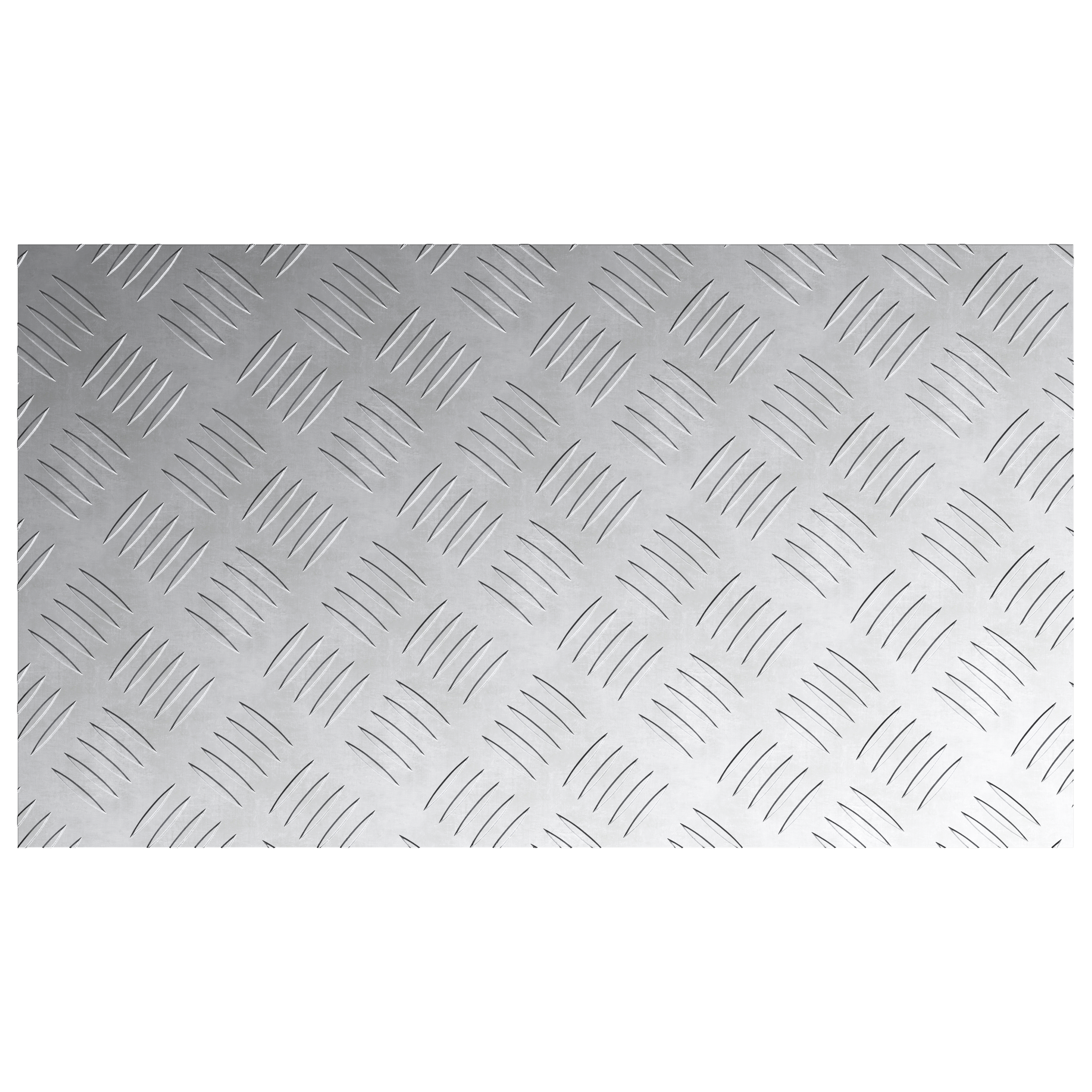 Dischi Quadrati 2 Pcs Argento 70 X 40 Cm Alluminio - Image 5