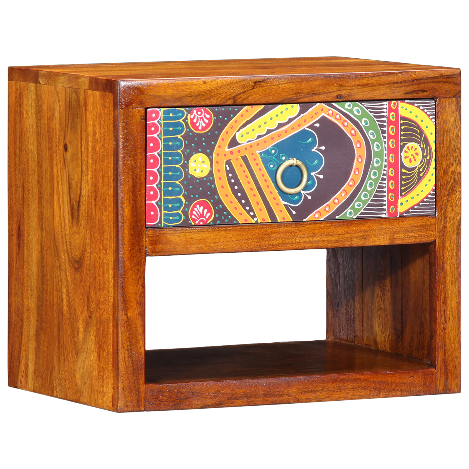 Armadio Da Notte Con Cassetto Marrone 40 X 35 X 35 cm - Image 3