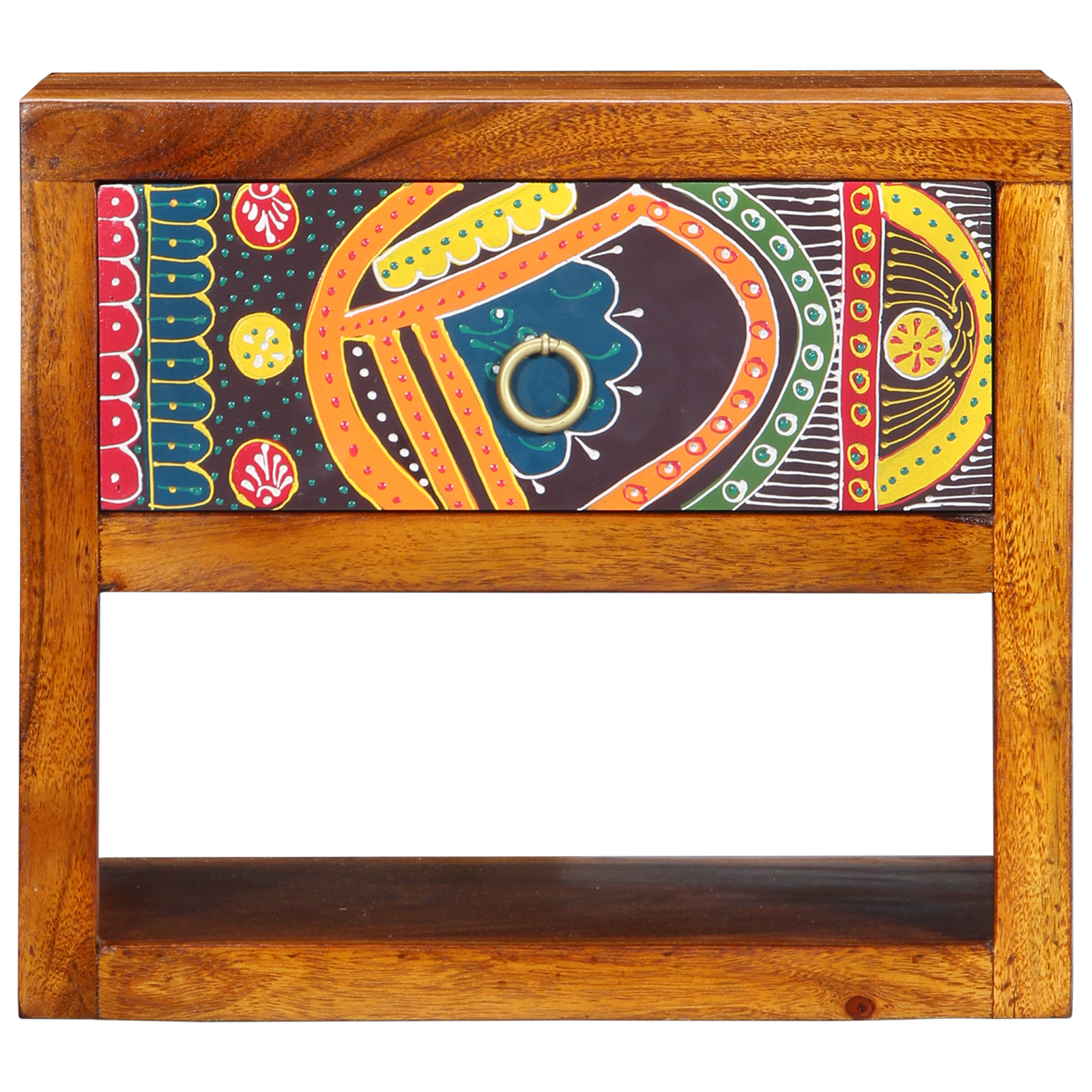 Armadio Da Notte Con Cassetto Marrone 40 X 35 X 35 cm - Image 5