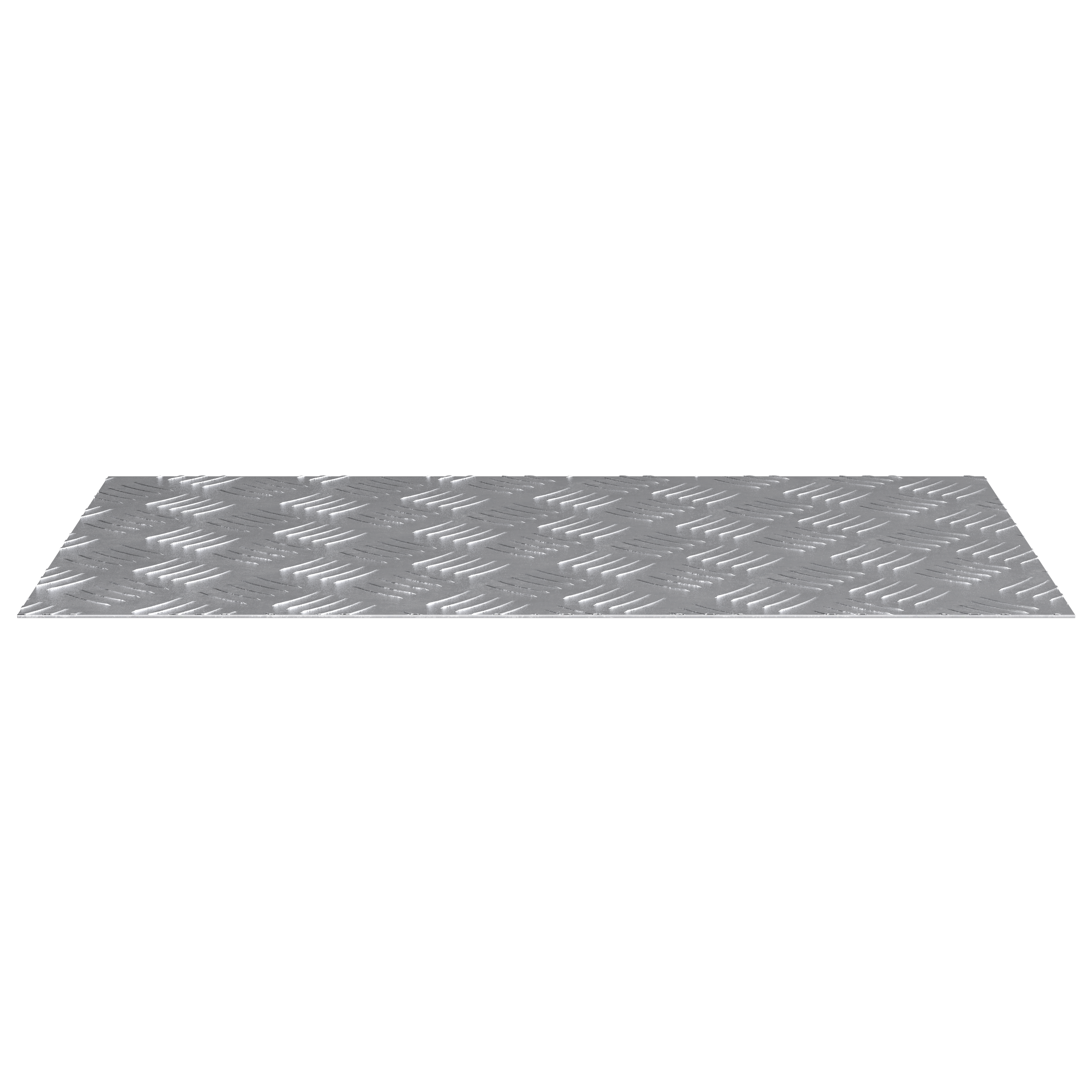 Dischi Quadrati 2 Pcs Argento 70 X 40 Cm Alluminio - Image 4