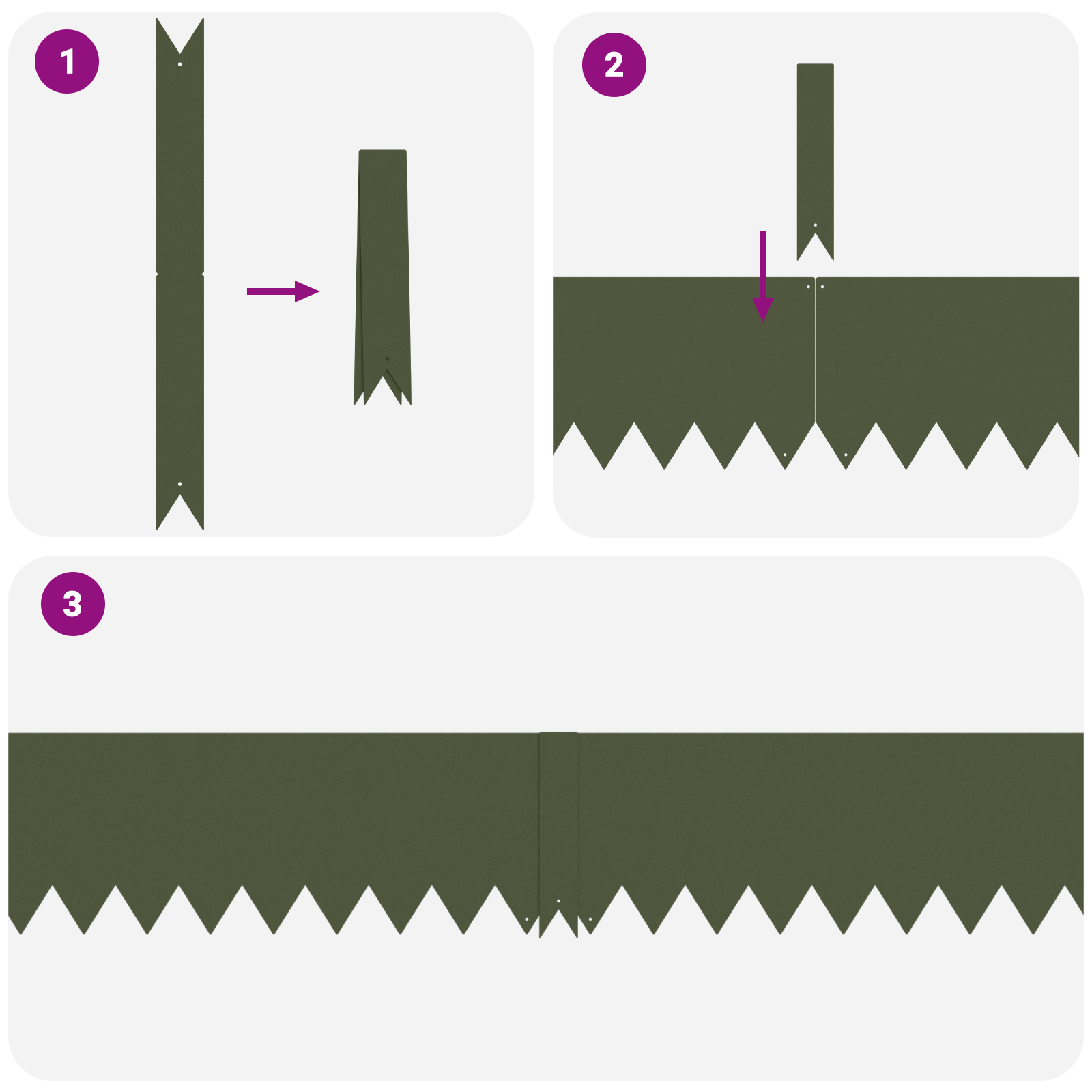 Bordura Per Prato 50 Pcs Verde Oliva 100 X 0.05 X 20 cm - Image 4