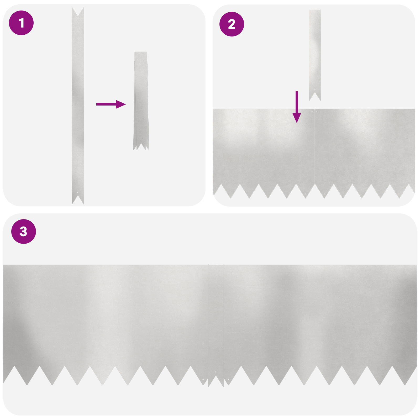 Bordure Per Prato 30 Pcs Argento 100 X 0.5 X 30 cm - Image 4