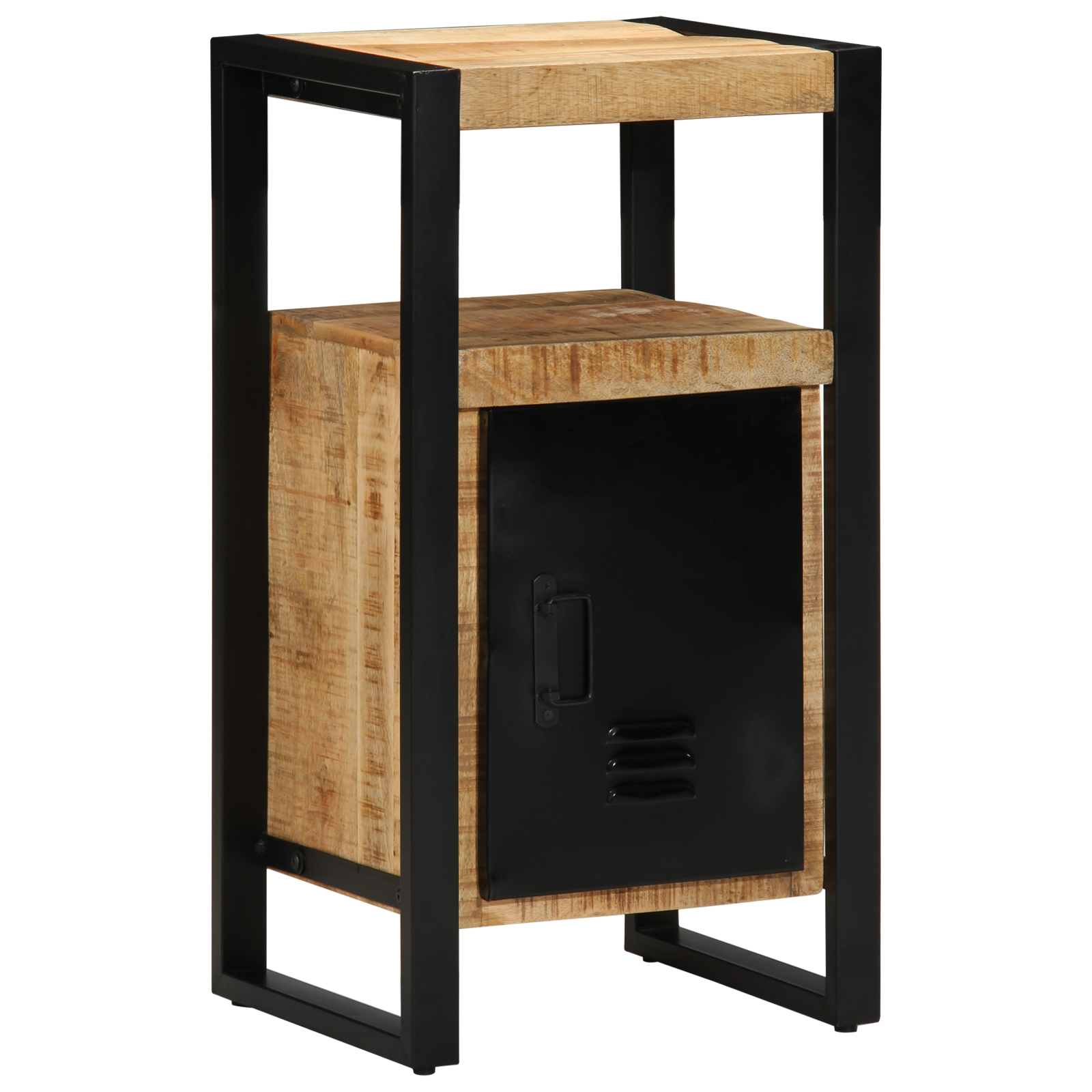 Armadio Da Bagno 40x35x75 Cm Legno Massello Grezzo Di Mango