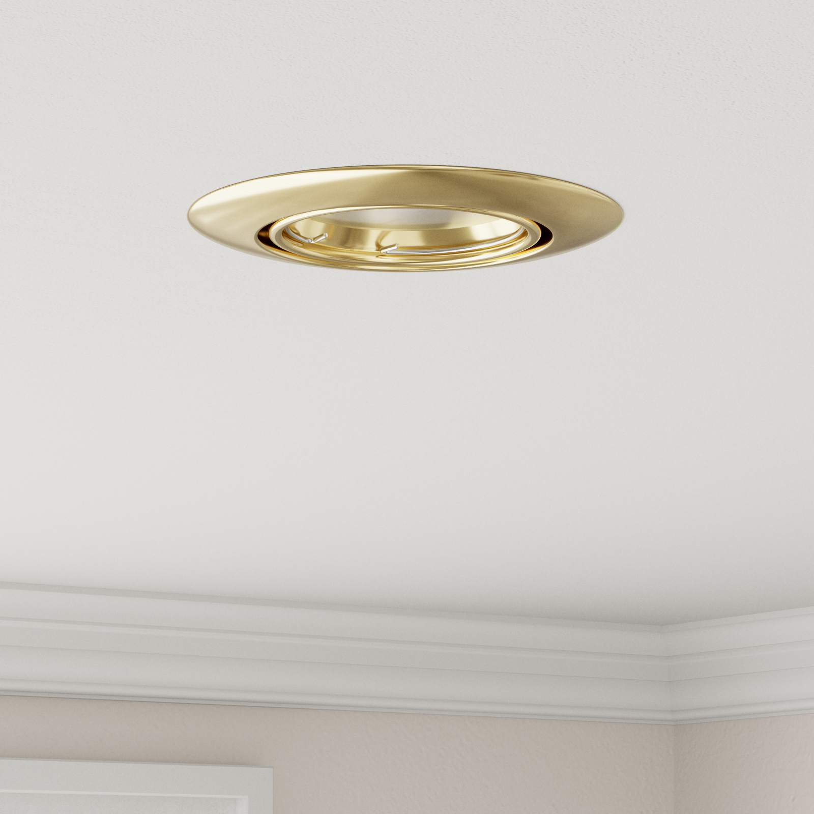 Spotlights Con I Riflettori 24 Pcs Oro 9 X 9 Cm Metallo