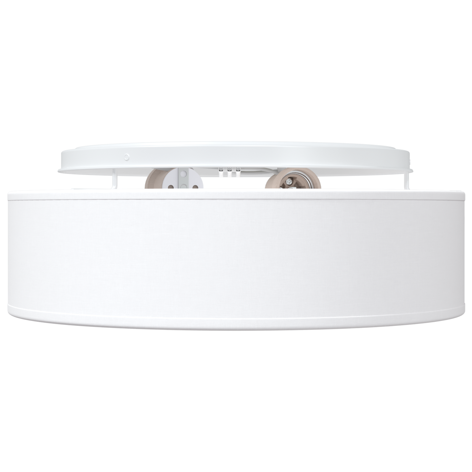 Lampada Da Soffitto Bianco 38 X 13.5 Cm Tessuto - Image 3