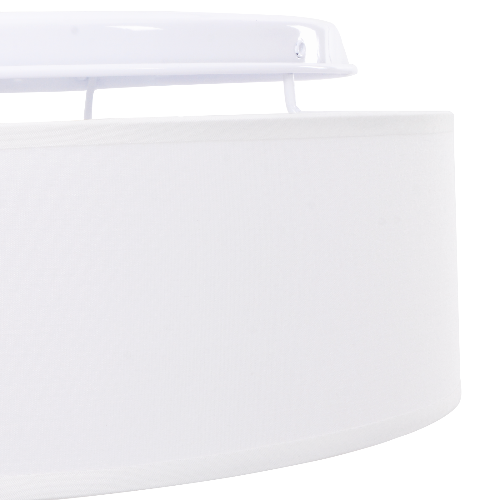 Lampada Da Soffitto Bianco 38 X 13.5 Cm Tessuto - Image 6