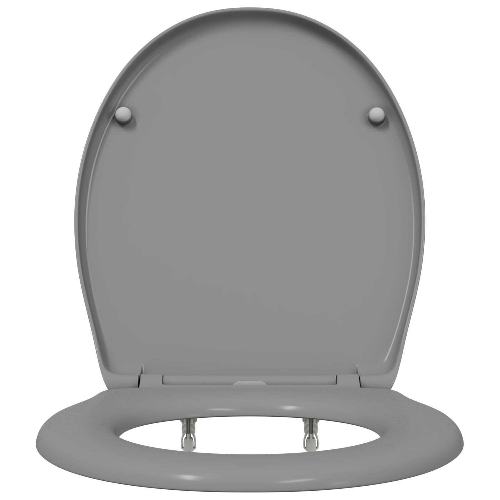 Sedile Del Wc Con Rilascio Rapido Grigio 44.8 X 37.3 X 4.2 cm - Image 6