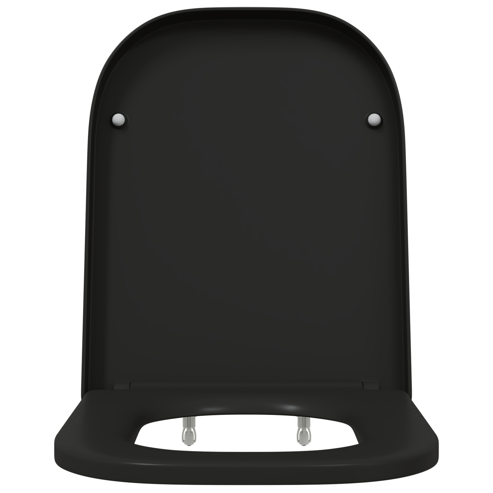 Sedile Del Wc Con Rilascio Rapido Nero 44.5 X 35 X 3.6 cm - Image 5