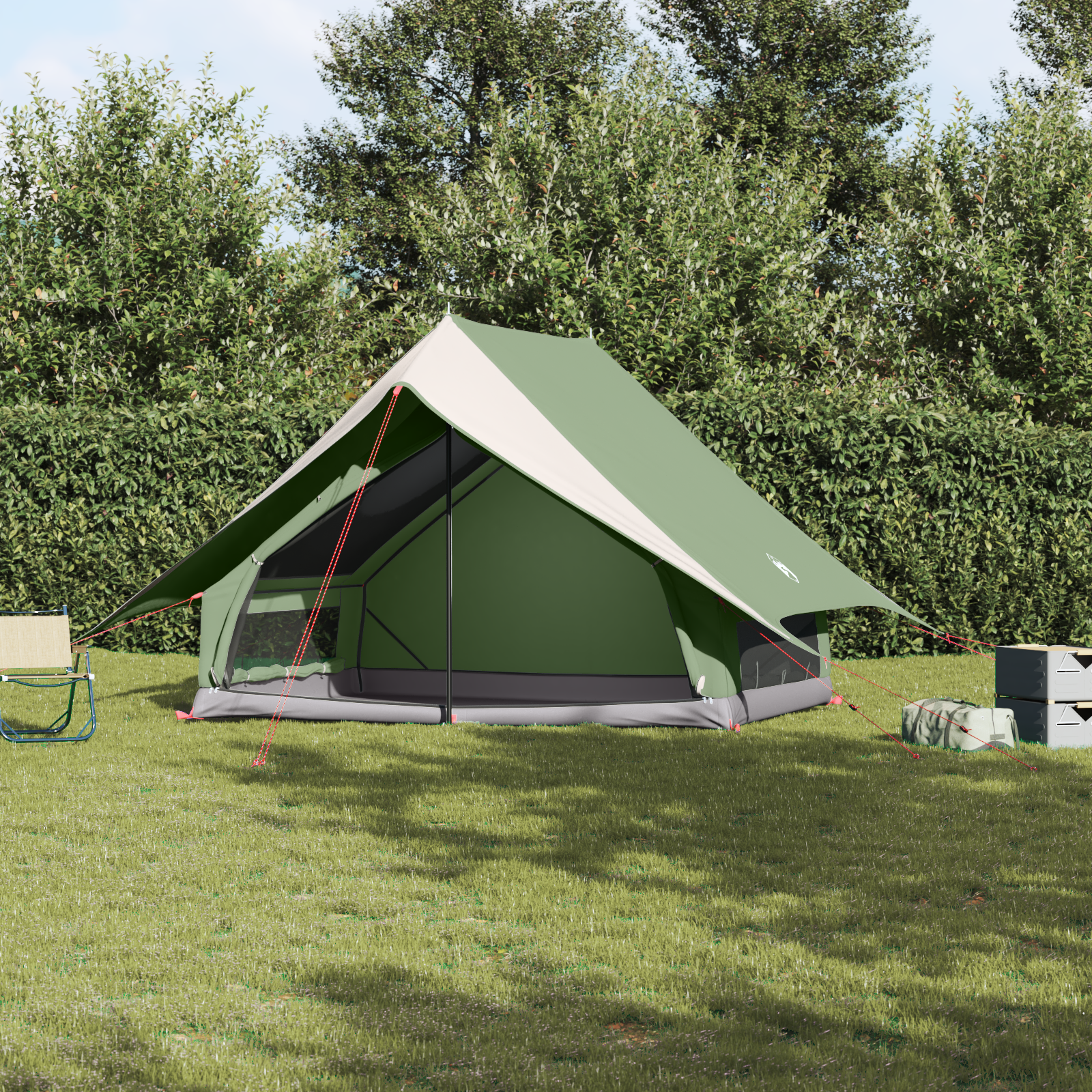 Tende Con Tetto Verde 256 X 266 X 185 Cm Poliestere