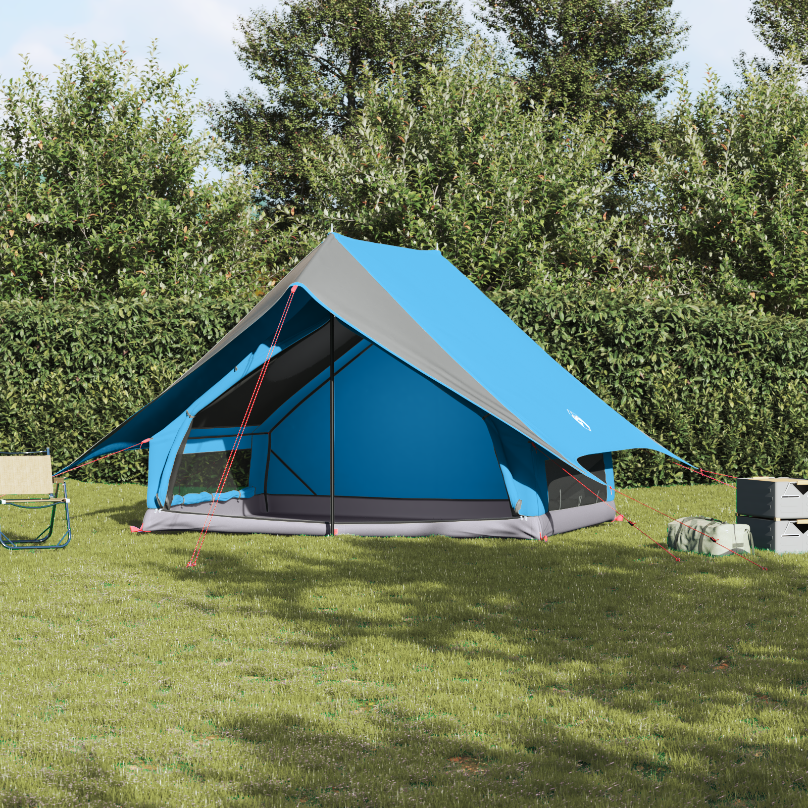 Tende Con Tetto Blu 256 X 266 X 185 Cm Poliestere