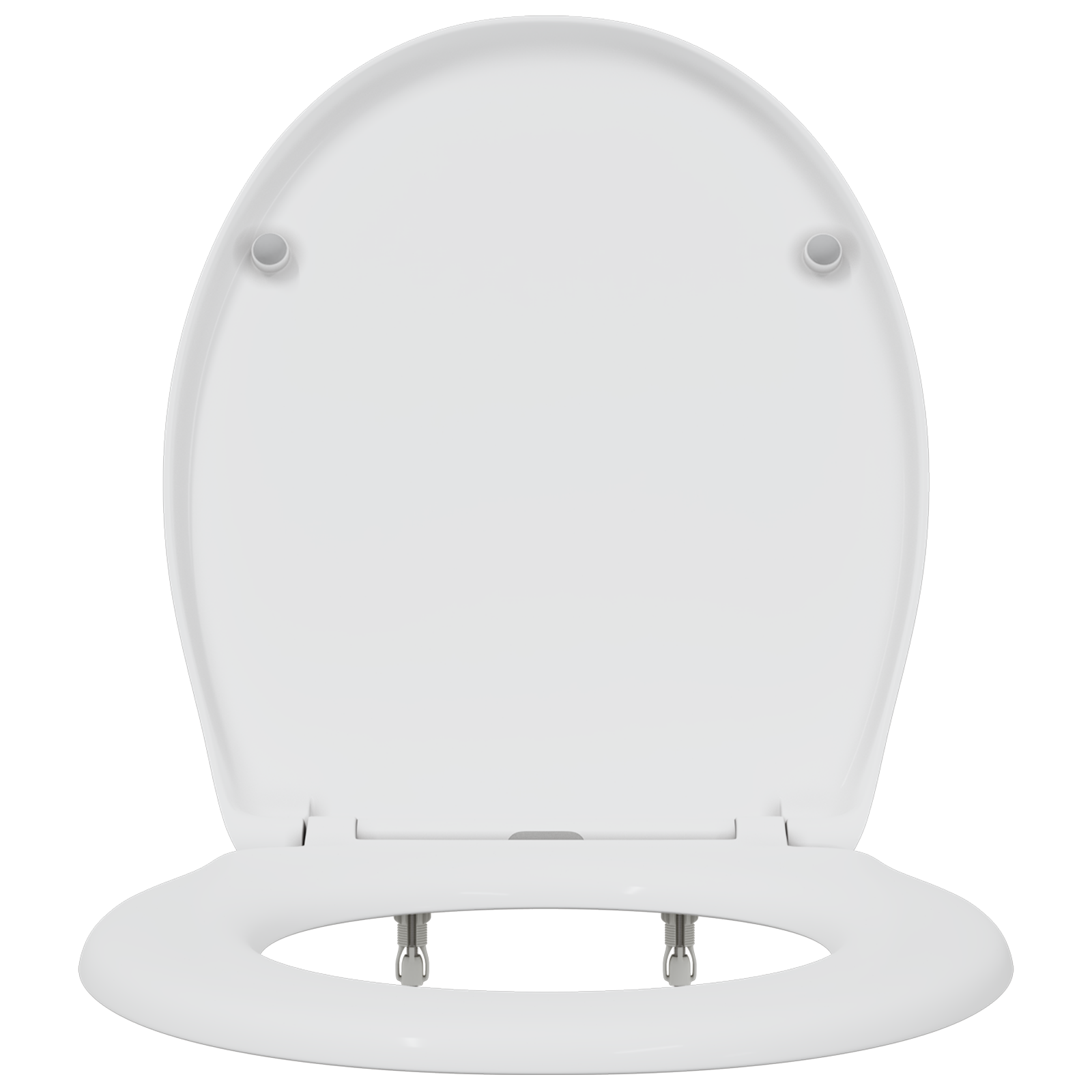 Sedile Del Wc Con Rilascio Rapido Bianco 44.8 X 37.3 X 4.2 cm - Image 6