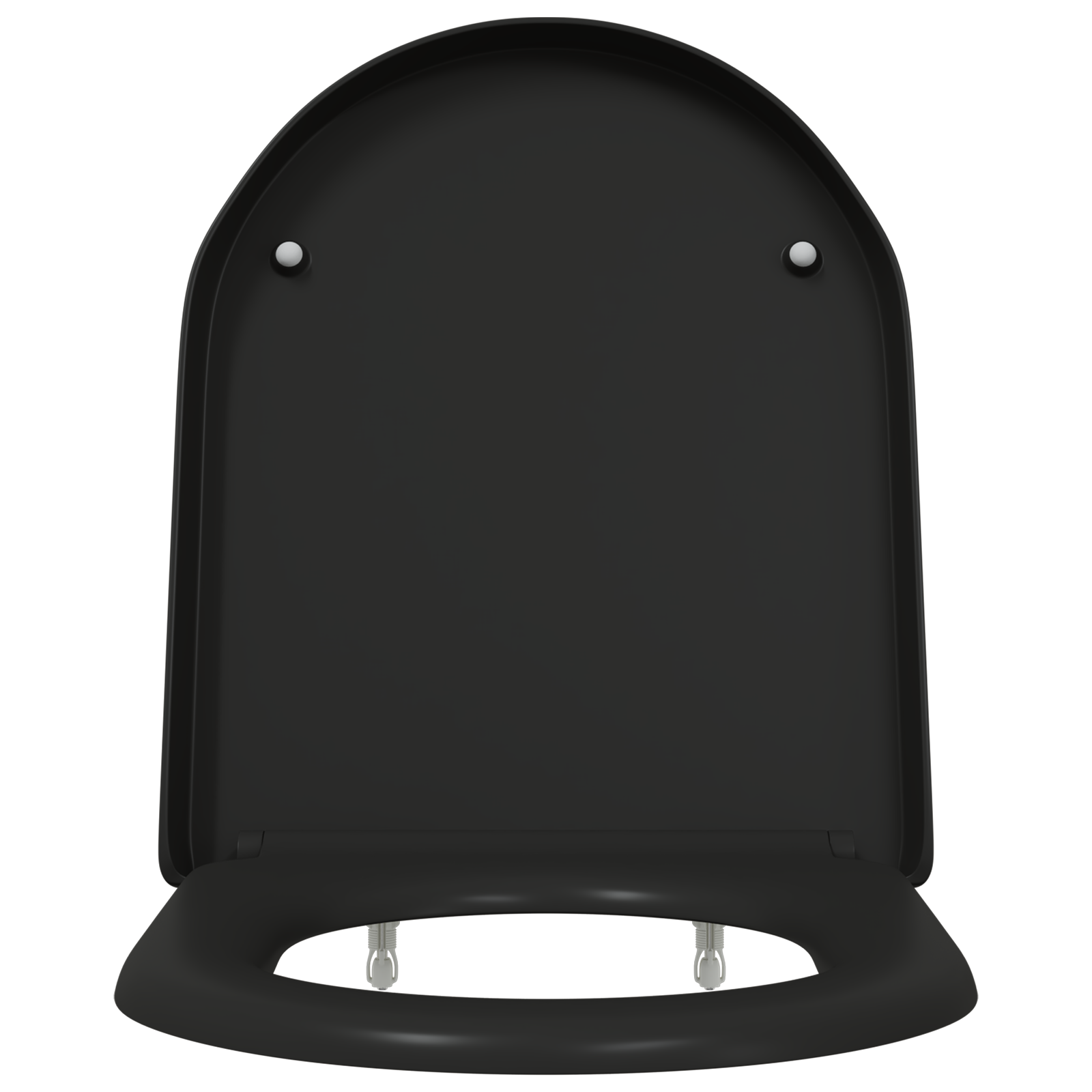 Sedile Del Wc Con Rilascio Rapido Nero 46.2 X 36 X 4.3 cm - Image 5